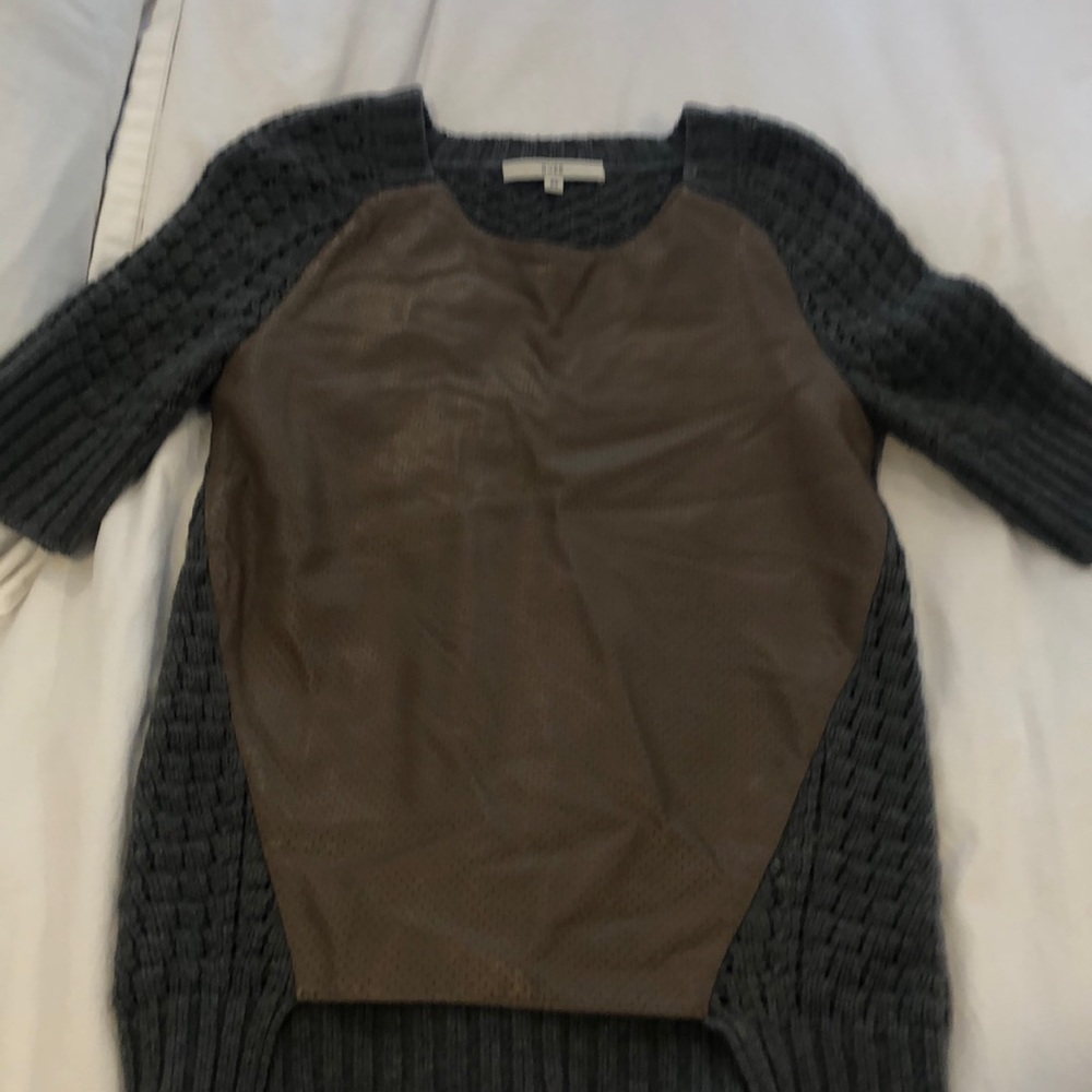 SVEE Knit sweater with leather